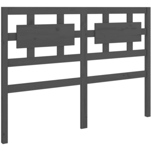 vidaXL Tête de lit Gris 165,5x4x100 cm Bois massif de pin pas cher
