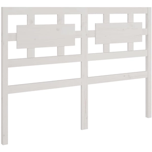 vidaXL Tête de lit Blanc 185,5x4x100 cm Bois massif de pin pas cher