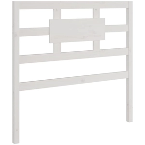 vidaXL Tête de lit Blanc 95,5x4x100 cm Bois massif de pin pas cher