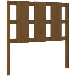 vidaXL Tête de lit Marron miel 105,5x4x100 cm Bois massif de pin pas cher