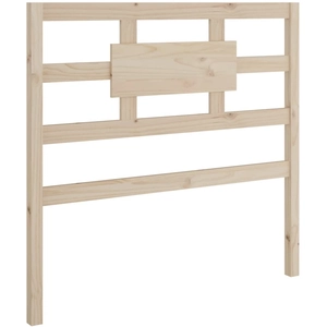 vidaXL Tête de lit 125,5x4x100 cm Bois massif de pin pas cher