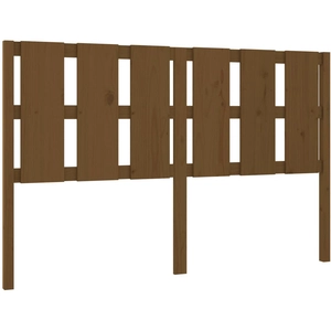 vidaXL Tête de lit Marron miel 165,5x4x100 cm Bois massif de pin pas cher