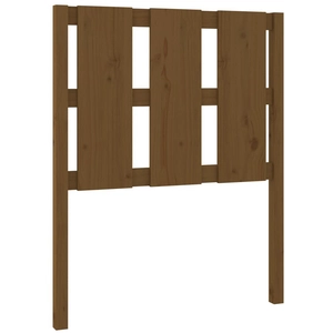 vidaXL Tête de lit Marron miel 80,5x4x100 cm Bois massif de pin pas cher