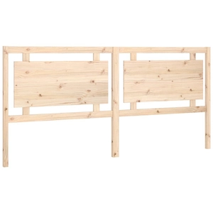 vidaXL Tête de lit 205,5x4x100 cm Bois massif de pin pas cher