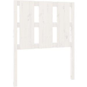 vidaXL Tête de lit Blanc 80,5x4x100 cm Bois massif de pin pas cher