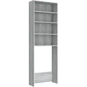 Comparateur de prix : vidaXL Meuble pour machine à laver Sonoma gris 64x24x190 cm