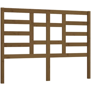 vidaXL Tête de lit Marron miel 166x4x104 cm Bois massif de pin pas cher