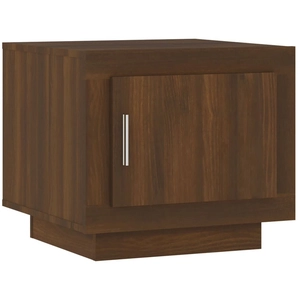 vidaXL Table basse Chêne marron 51x50x45 cm Bois d'ingénierie pas cher