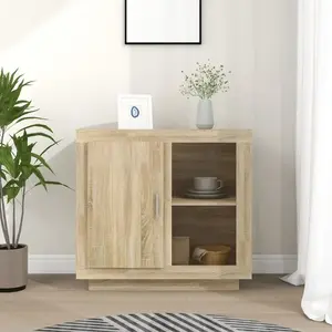 vidaXL Buffet Chêne sonoma 80x40x75 cm pas cher
