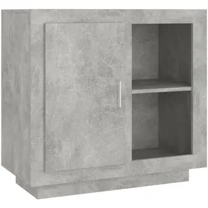 vidaXL Buffet Gris béton 80x40x75 cm pas cher