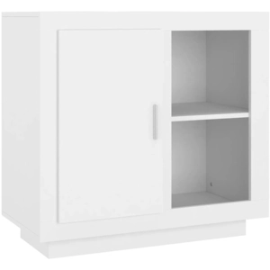 vidaXL Buffet Blanc 80x40x75 cm pas cher
