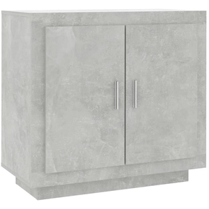 Comparateur de prix : vidaXL Buffet Gris béton 80x40x75 cm Bois d'ingénierie