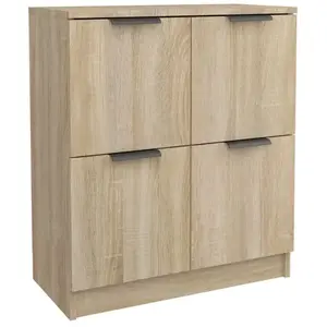 vidaXL Buffet Chêne sonoma 60x30x70 cm Bois d'ingénierie pas cher