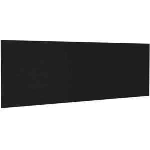 vidaXL Tête de lit murale Noir 240x1,5x80 cm Bois d'ingénierie pas cher