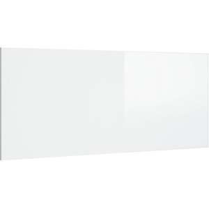 vidaXL Tête de lit Blanc brillant 200x1,5x80 cm Bois d'ingénierie pas cher
