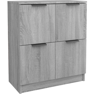 Comparateur de prix : vidaXL Buffet Sonoma gris 60x30x70 cm Bois d'ingénierie