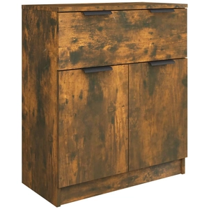 vidaXL Buffet Chêne fumé 60x30x70 cm Bois d'ingénierie pas cher