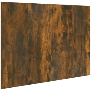 Comparateur de prix : vidaXL Tête de lit Chêne fumé 120x1,5x80 cm Bois d'ingénierie