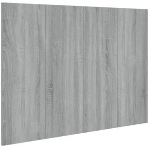 Comparateur de prix : vidaXL Tête de lit Sonoma gris 120x1,5x80 cm Bois d'ingénierie