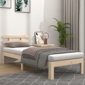 vidaXL Cadre de lit sans matelas 75x190 cm