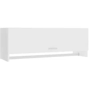 Comparateur de prix : vidaXL Vidaxl Garde-Robe Blanc 100x32,5x35 Cm Bois D'ingénierie