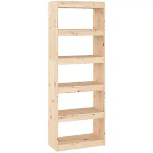vidaXL Bibliothèque/Séparateur de pièce 60x30x167,5 cm Bois de pin pas cher