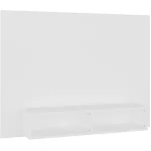 vidaXL Meuble TV mural Blanc 120x23,5x90 cm Bois d’ingénierie pas cher