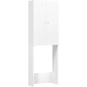 Comparateur de prix : vidaXL Meuble pour machine à laver Blanc 64x25,5x190 cm