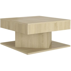 vidaXL Table basse Chêne sonoma 57x57x30 cm Aggloméré pas cher
