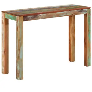 Comparateur de prix : vidaXL Table console 110x35x76 cm Bois de récupération massif