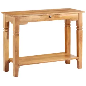Comparateur de prix : vidaXL Table console 100x40x76 cm Bois d'acacia massif
