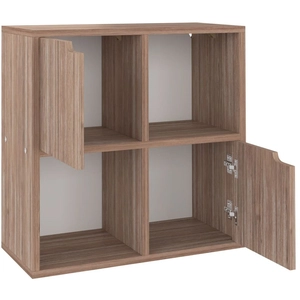 vidaXL Bibliothèque Sonoma gris 60x27,5x59,5 cm Aggloméré pas cher