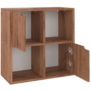 Vidaxl - Bibliothèque Chêne marron 60x27,5x59,5 cm Aggloméré Chêne marron pas cher