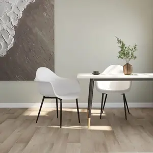 Comparateur de prix : vidaXL Chaises à manger lot de 2 blanc PP