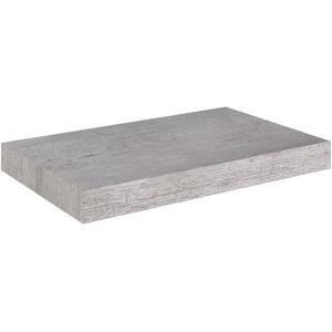 vidaXL Étagère murale flottante gris béton 40x23x3,8 cm MDF pas cher