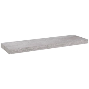 vidaXL Étagère murale flottante Gris béton 80x23,5x3,8 cm MDF pas cher