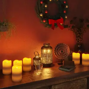 Comparateur de prix : vidaXL Bougies à LED sans flamme 24 pcs avec télécommande Blanc chaud