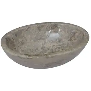 Comparateur de prix : vidaXL Lavabo Gris 53x40x15 cm Marbre