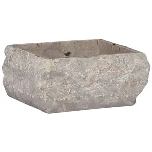 Comparateur de prix : vidaXL Lavabo Gris 30x30x13 cm Marbre