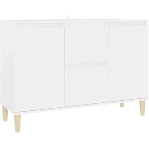 Comparateur de prix : vidaXL Buffet blanc 101x35x70 cm bois d'ingénierie 806103