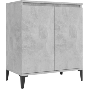 vidaXL Buffet Gris béton 60x35x70 cm Aggloméré pas cher
