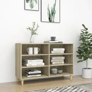 vidaXL Buffet chêne sonoma 103,5x35x70 cm bois d'ingénierie pas cher