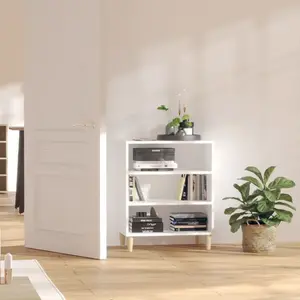 vidaXL Vidaxl Buffet Blanc 57x35x70 Cm Bois D'ingénierie