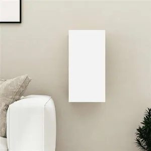 vidaXL Meuble TV Blanc 30,5x30x60 cm Aggloméré pas cher