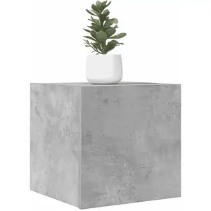 vidaXL Meubles TV muraux 4 pcs Gris béton 30,5x30x30 cm pas cher