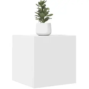 vidaXL Meubles TV muraux 4 pcs Blanc 30,5x30x30 cm pas cher