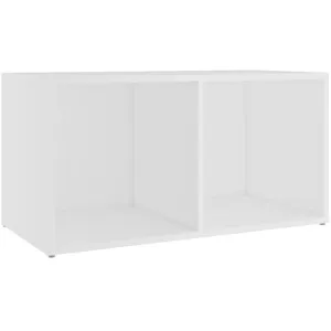 vidaXL Meuble TV Blanc 72x35x36,5 cm Aggloméré