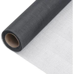 vidaXL Écran en treillis Fibre de verre 112x1000 cm Gris pas cher