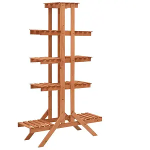 Comparateur de prix : vidaXL Support pour plantes 83x25x132 cm Bois de sapin massif