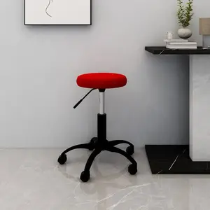Comparateur de prix : vidaXL Chaise pivotante de bureau Rouge bordeaux Velours